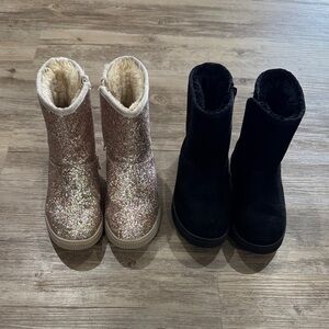 BOGO! Bundle of girls fur lined boots